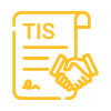 آیکن سیستم قراردادهای درآمدی و بازرگانی Commerce Revenue Contracts System TIS برای مدیریت قراردادها و درآمدهای تجاری سازمان
